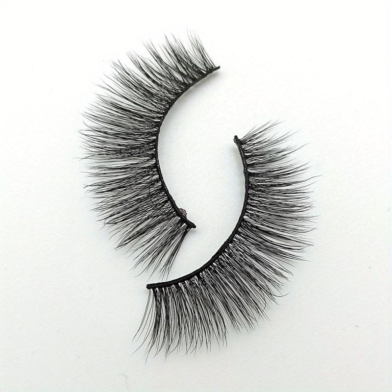 5 Pairs Fluffy Wispy 3D Eyelashes Extension Natural Volume Lashes for Makeup Use
