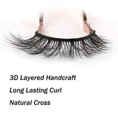 5 Pairs Fluffy Wispy 3D Eyelashes Extension Natural Volume Lashes for Makeup Use