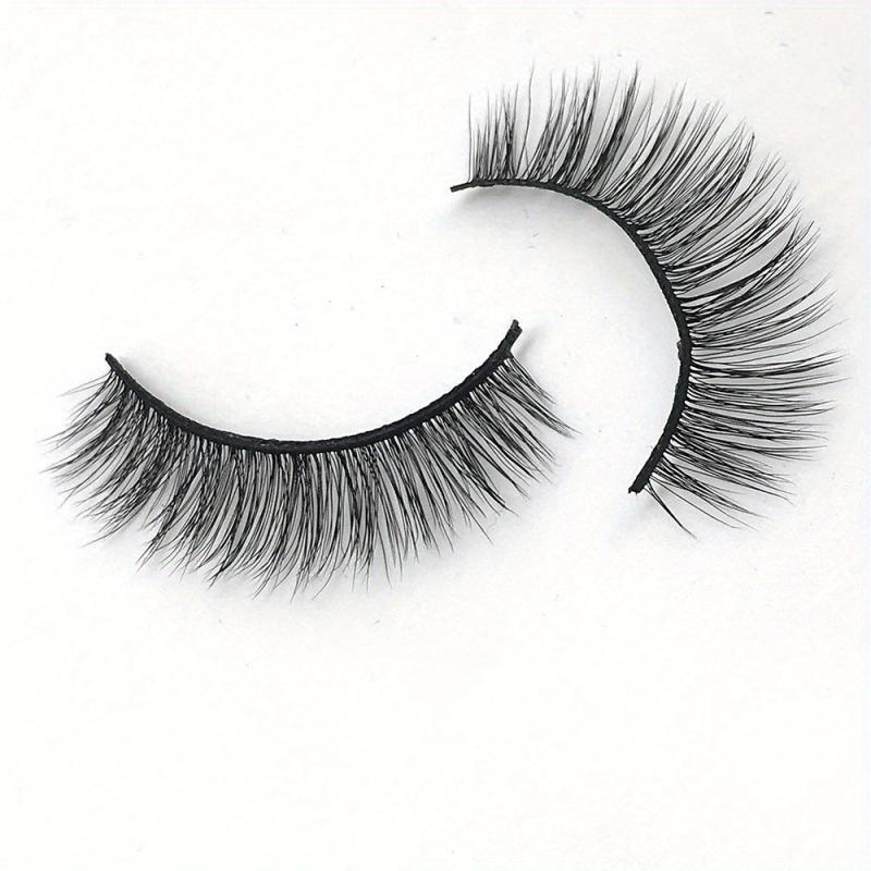 5 Pairs Fluffy Wispy 3D Eyelashes Extension Natural Volume Lashes for Makeup Use