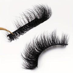 6 Pairs 3D Fluffy False Eyelashes Faux Mink Curled Dense Synthetic Fiber
