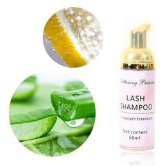 Lash Shampoo Foam Cleanser Eyelash Extension Shampoo Set
