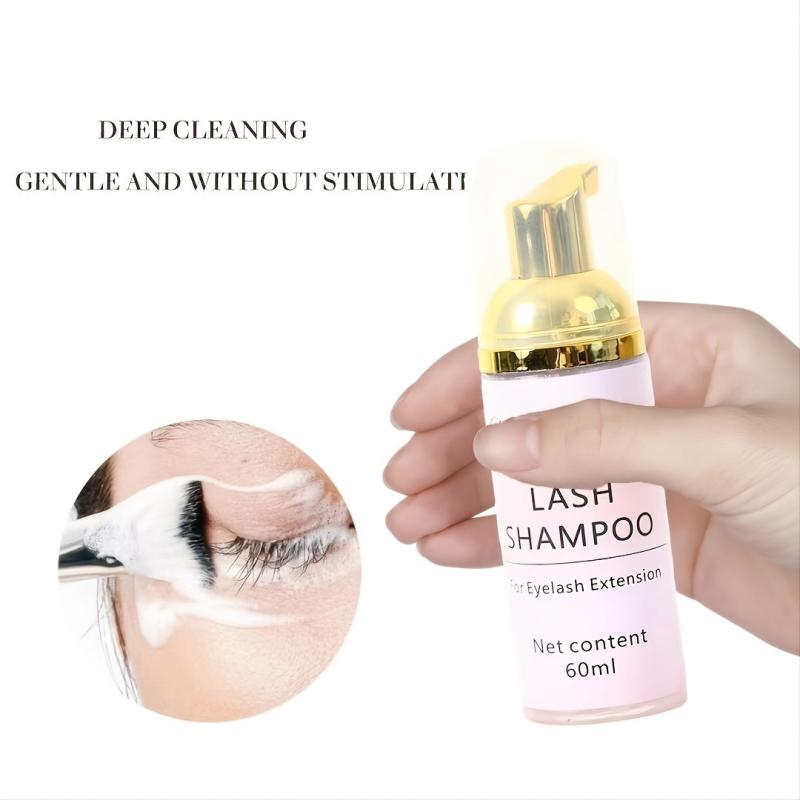Lash Shampoo Foam Cleanser Eyelash Extension Shampoo Set