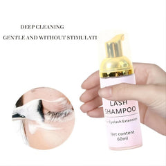 Lash Shampoo Foam Cleanser Eyelash Extension Shampoo Set