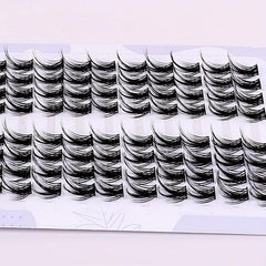 10 Rows Manga Lashes False Eyelashes Individual Cluster Extension