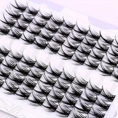 10 Rows Manga Lashes False Eyelashes Individual Cluster Extension