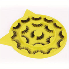 10 Pairs C Curl False Eyelash Mixed Style Reusable Fluffy Wispy Lashes