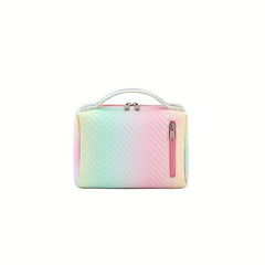 Waterproof Travel Makeup Bag Dividers Handle Large Capacity Cosmetic Bag