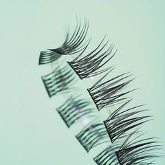 120pcs Fishtail False Eyelashes 10-14mm Mix Natural & Wispy for Photograph