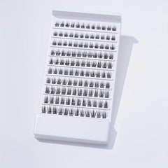 120pcs Fishtail False Eyelashes 10-14mm Mix Natural & Wispy for Photograph