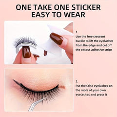 Reusable Self-adhesive Eyelashes - Easy Application, Glue-Free, Waterproof
