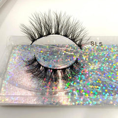 30 Pairs 3D Faux Mink Natural False Eyelashes Soft Thick Fluffy for Makeup