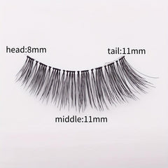 4 Pairs Artificial Eyelashes Extension Full Strip Eyelash Comfortable Lashes