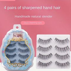4 Pairs Artificial Eyelashes Extension Full Strip Eyelash Comfortable Lashes