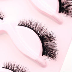 5 Pairs Cat Eye Winged False Eyelashes Natural Thick 3D Lash Extension