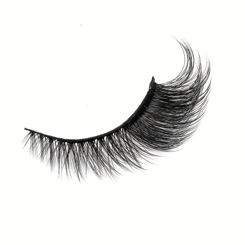 5 Pairs Cat Eye Winged False Eyelashes Natural Thick 3D Lash Extension