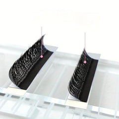 YY 0.07mm 12 Row False Eyelashes D Curly Individual Extensions