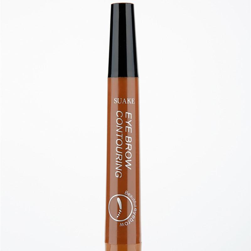 Smudge Proof Eyebrow Tattoo Pen Four Fork Tip Applicator