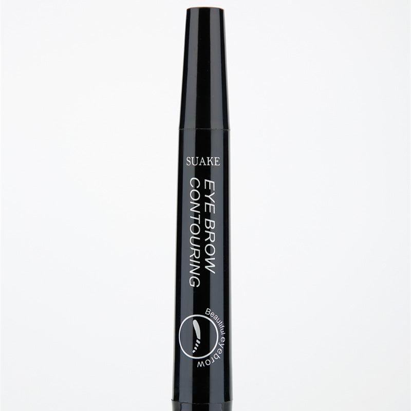 Smudge Proof Eyebrow Tattoo Pen Four Fork Tip Applicator