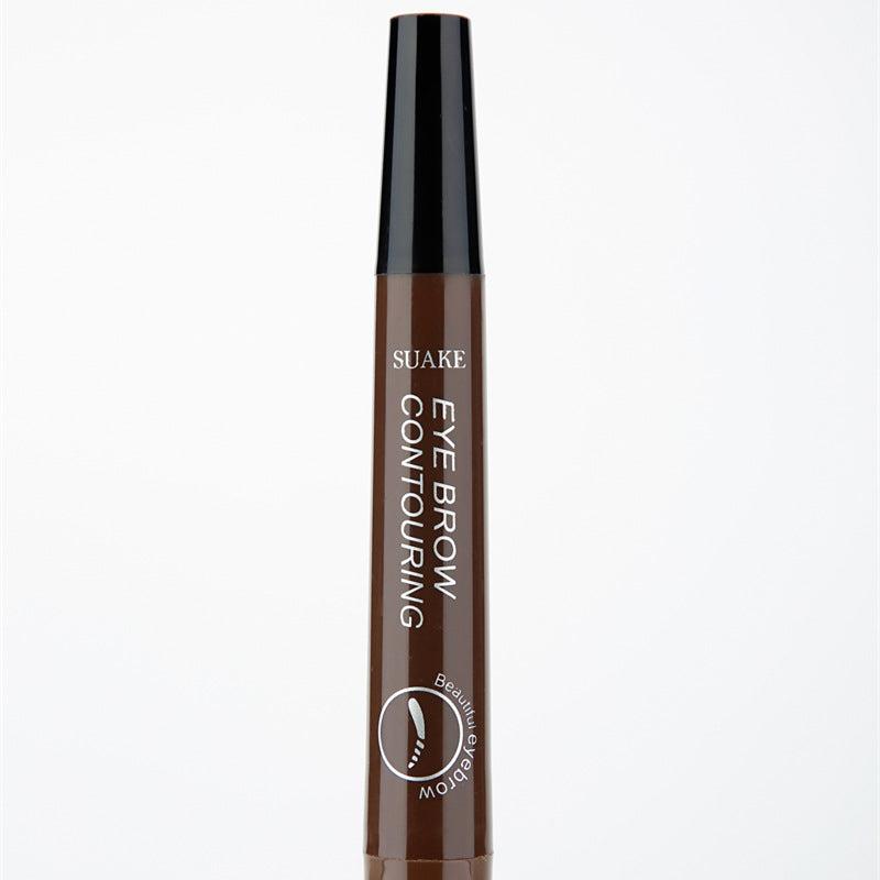 Smudge Proof Eyebrow Tattoo Pen Four Fork Tip Applicator