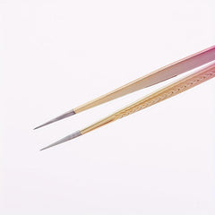 Colorful Straight Tip Tweezers Precision Lash Tweezers For Eyelash Extensions