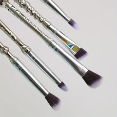 5pcs Wand Makeup Brush Set with Eyeshadow Brush for Blush Concealer
