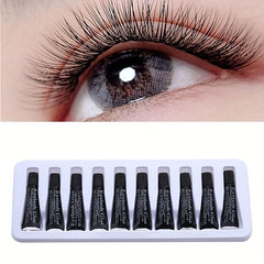10Pcs False Eyelash Glue Quick Dry Waterproof Clear Adhesive For Grafting Makeup