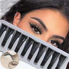 10Pcs False Eyelash Glue Quick Dry Waterproof Clear Adhesive For Grafting Makeup