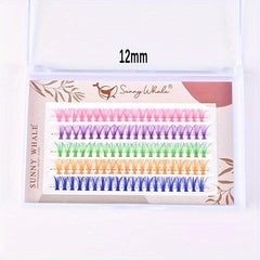 Individual Cluster Eyelashes Soft Faux Mink False Lashes C Curl 0.07mm