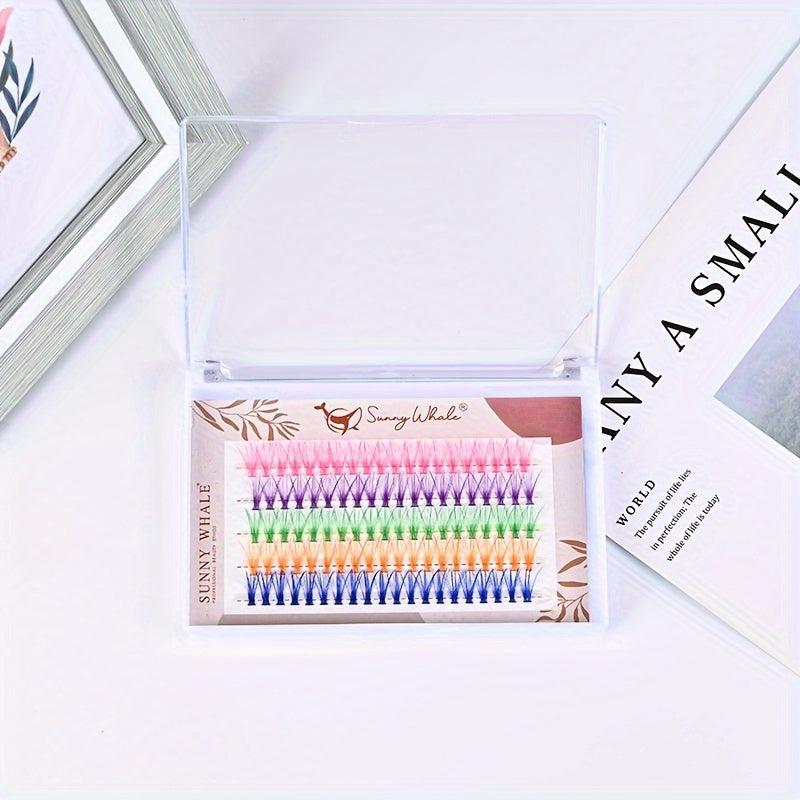 Individual Cluster Eyelashes Soft Faux Mink False Lashes C Curl 0.07mm