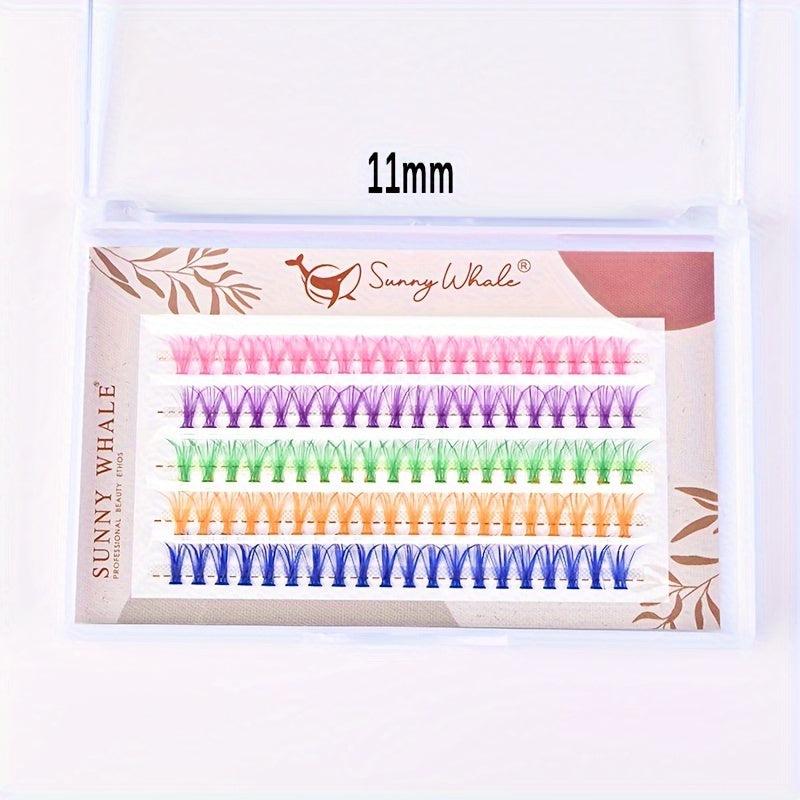Individual Cluster Eyelashes Soft Faux Mink False Lashes C Curl 0.07mm