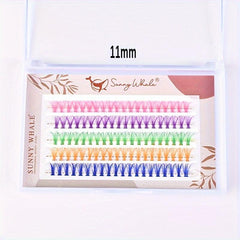Individual Cluster Eyelashes Soft Faux Mink False Lashes C Curl 0.07mm