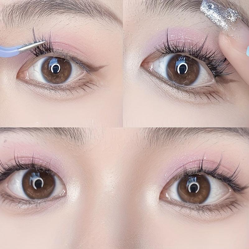 Cat Elf False Eyelashes Natural Simulated Segmented Ultra Thin Stems
