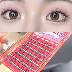 Cat Elf False Eyelashes Natural Simulated Segmented Ultra Thin Stems