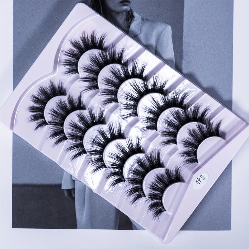 7 Pairs Natural Curling False Eyelashes for Women