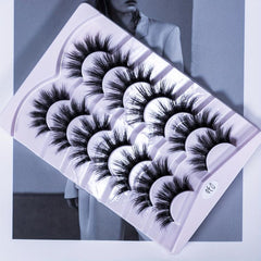 7 Pairs Natural Curling False Eyelashes for Women