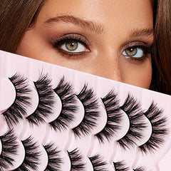 7 Pairs Natural Curling False Eyelashes for Women