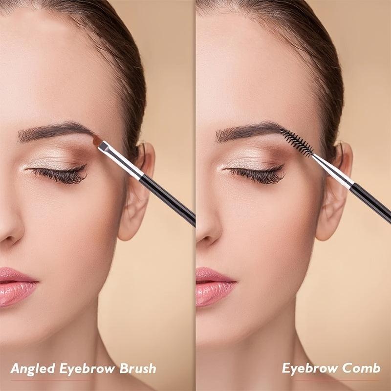 Double Sided Eyebrow Brush for Smooth Application