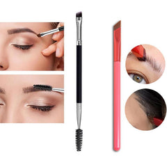 Double Sided Eyebrow Brush for Smooth Application