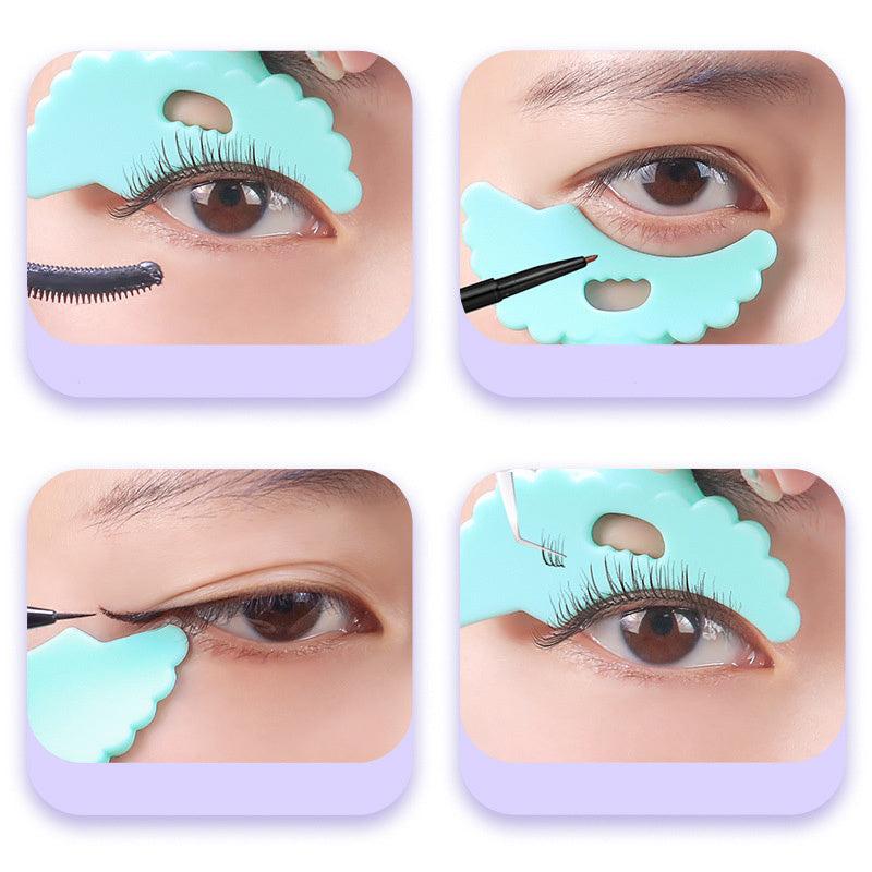 Silicone Smoky Eyeshadow Applicator Winged Tip Eye Liner Shadow Stencil