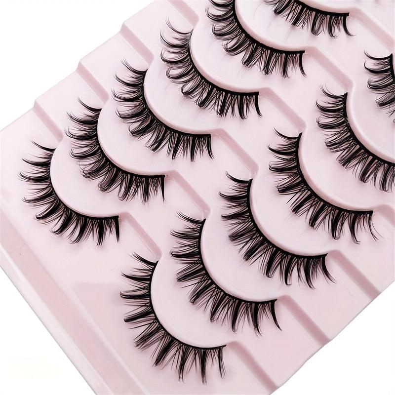 10 Pairs Manga Lashes D Curl Little Devil Style Cosplay Lashes