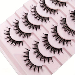 10 Pairs Manga Lashes D Curl Little Devil Style Cosplay Lashes
