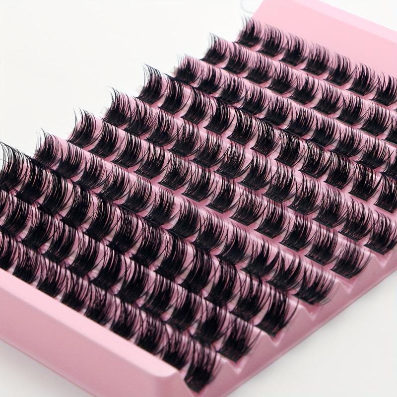 DIY Lash Extension Kit Cluster Lashes D Curl False Eyelash 120pcs
