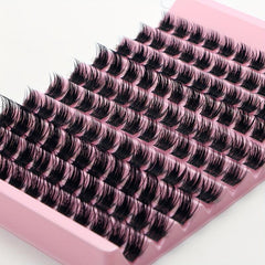 DIY Lash Extension Kit Cluster Lashes D Curl False Eyelash 120pcs