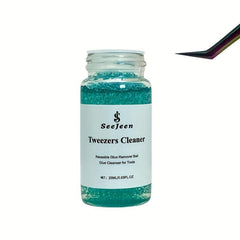 Jeen Tweezers Cleaner for Eyelash Glue Remover - 2 Spongeballs bottle
