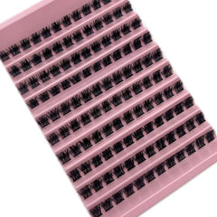 120pcs Cluster Lashes 10-14mm Mix D Curling Individual Lashes Extensions
