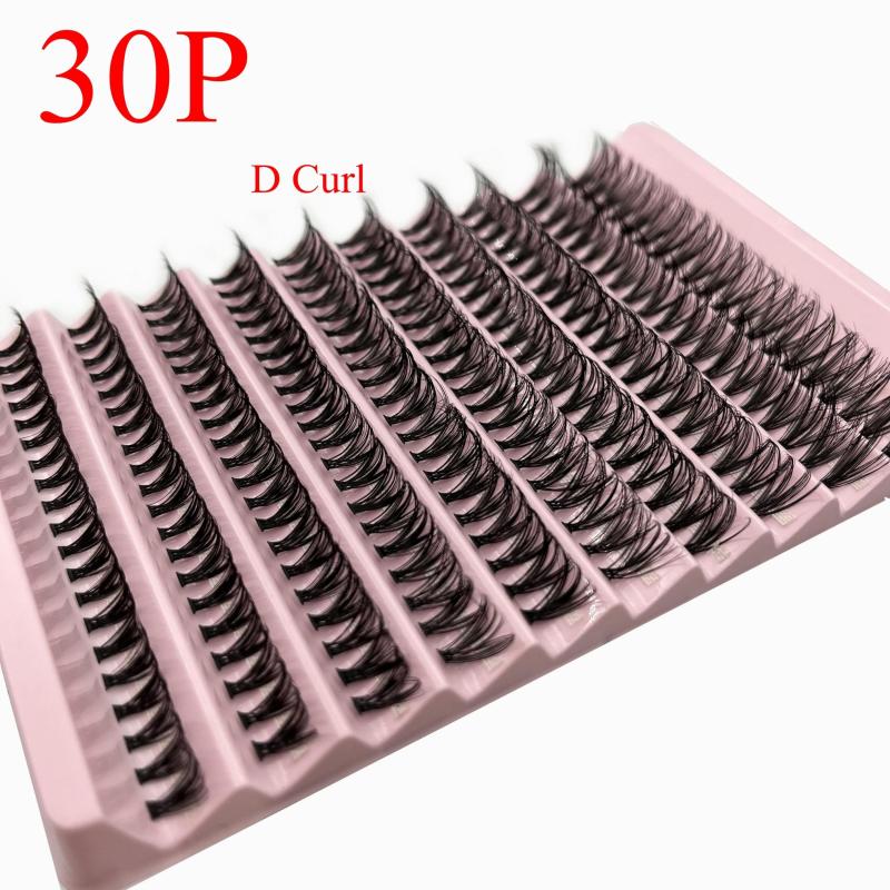 DIY Lash Extension Kit 200pcs Lash Clusters D Curling Individual Lashes Kit