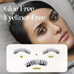 Magnetic Eyelashes Applicator Tool Kit Glue Self Adhesive Magnetic Eyelash Clip