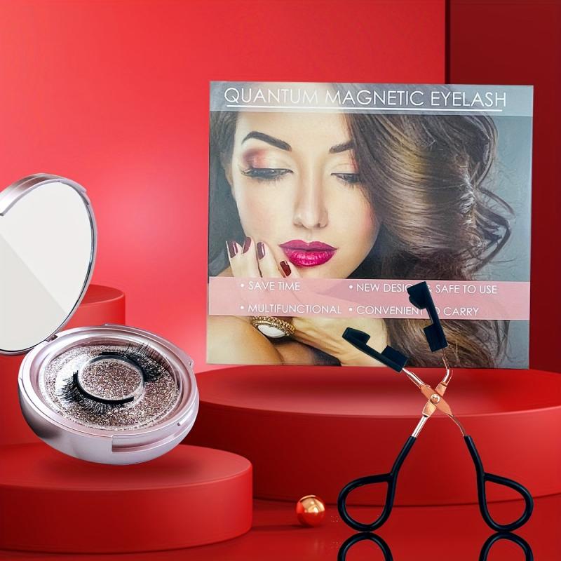 Magnetic Eyelashes Applicator Tool Kit Glue Self Adhesive Magnetic Eyelash Clip