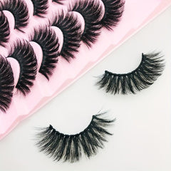 7 Pairs Faux Mink Eyelashes Volume Dramatic Thick False Eyelashes