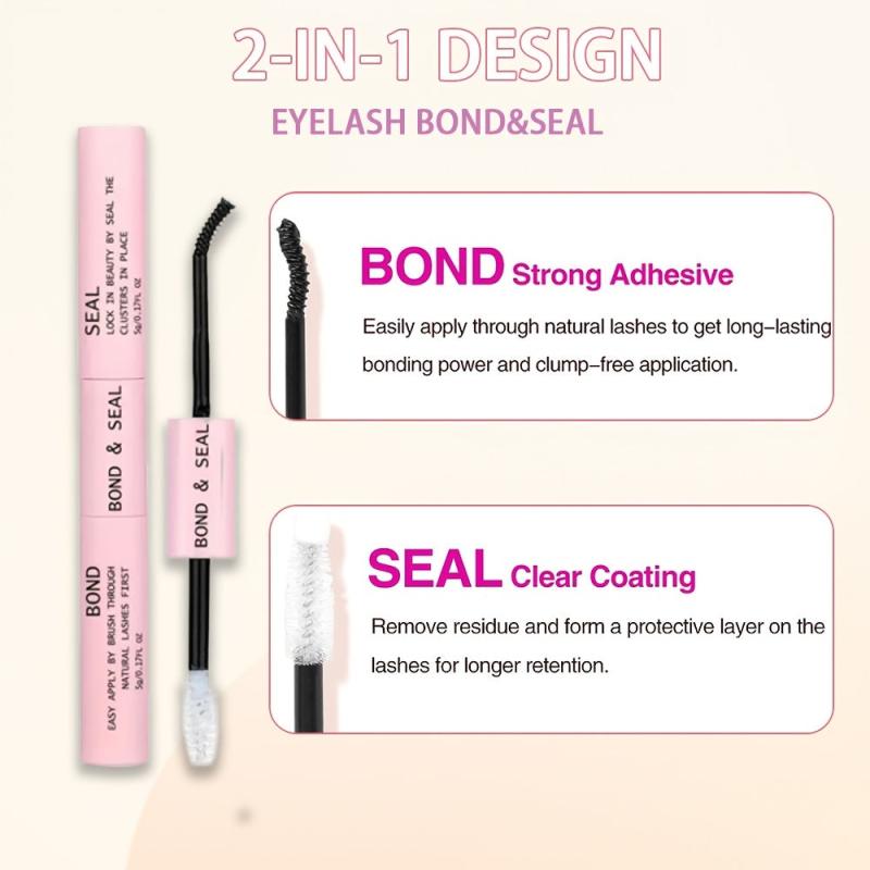 240pcs Cluster Lash Extensions Kit D Curling False Eyelashes Kit